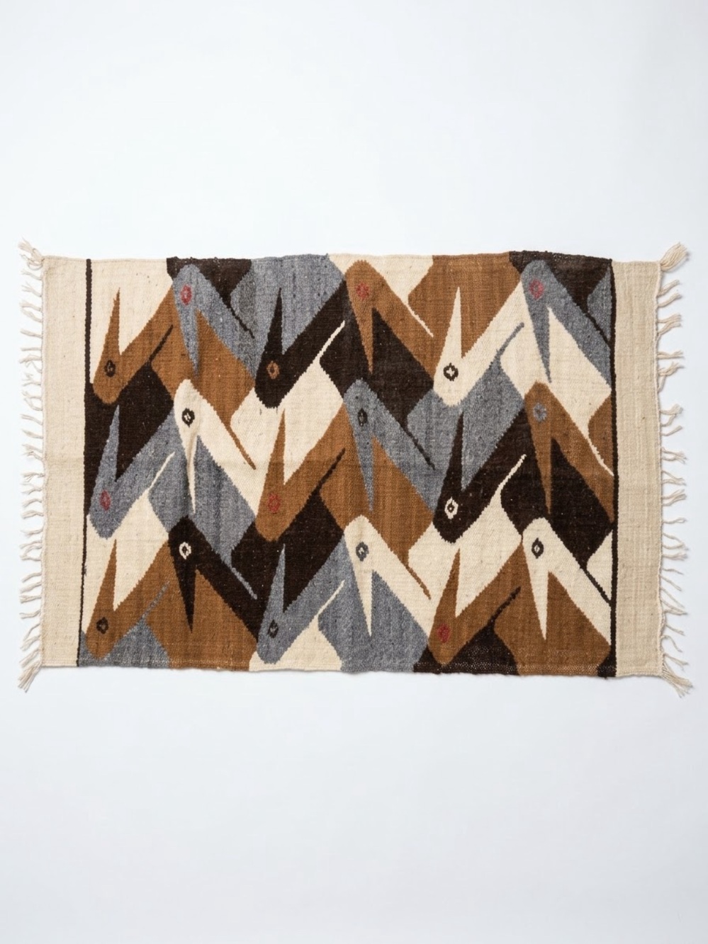 Mid-century South American Folk Art Rug (S)